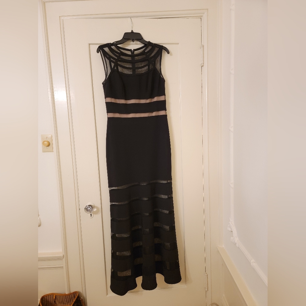 Js Collections Illusions Blaack Gown Full Length … - image 1